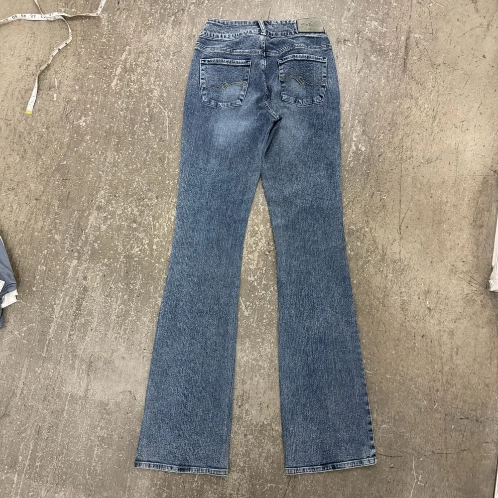 Silver Jeans Flare Denim Women 26 Blue Excellent Y2K Low Rise Bootcut Vintage